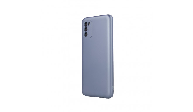 Metallic case for Samsung Galaxy A14 4G / A14 5G light blue