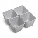 Basket set Dem Multi-use 8,2 x 8,2 x 6 cm (4 Units)
