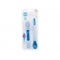 MAM Heat Sensitive Spoons & Cover 6m+ Blue (1ml)