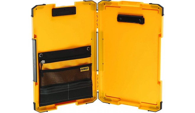 DeWALT TSTAK clipboard, underlay (yellow/black, with 180 LED light)