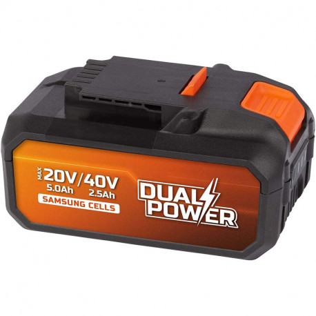 Aku 20 V (5,0 Ah) või 40 V (2,5 Ah) POWDP9037 POWERPLUS