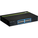 Trendnet TEG-S16DG network switch Unmanaged Black