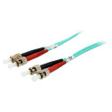 Equip ST/ST Fiber Optic Patch Cable, OM3, 10m