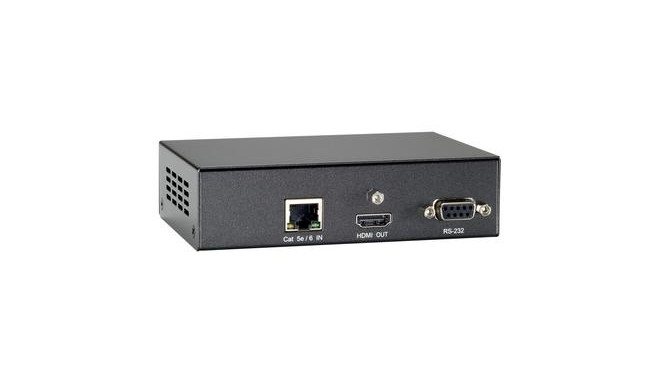 LevelOne HDMI over Cat.5 Receiver, HDBaseT, 100m, 802.3af PoE