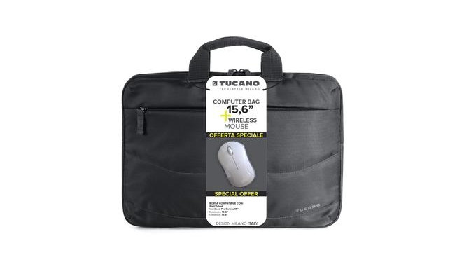 Tucano BU-BIDEA-WM laptop case 39.6 cm (15.6&quot;) Briefcase Black