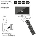 Schwaiger UFB100LG 533 remote control IR Wireless TV Press buttons