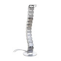 LogiLink KAB0065 cable organizer Desk Cable tray Silver 1 pc(s)