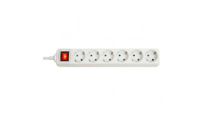 Lindy 73103 power extension 6 AC outlet(s) Indoor White