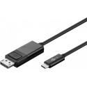 Goobay 79295 video cable adapter 1.2 m USB Type-C DisplayPort Black
