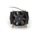 Inter-Tech A-24 Processor Cooler 6 cm Aluminium, Black
