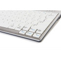BakkerElkhuizen UltraBoard 950 keyboard USB QWERTY US International Silver, White