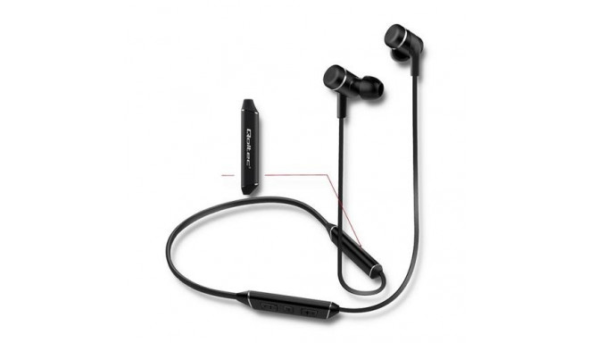 Qoltec 50816 headphones/headset Wireless In-ear Calls/Music Micro-USB Bluetooth Black