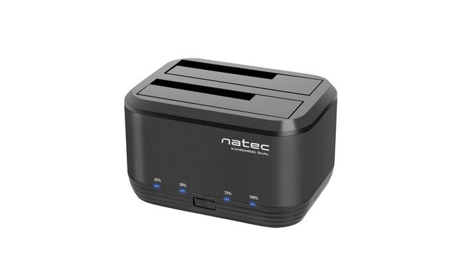 NATEC Kangaroo Dual USB 3.2 Gen 1 (3.1 Gen 1) Type-A Black
