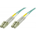 Deltaco LCLC-62 fibre optic cable 2 m LC OM3 Green