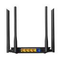 Edimax BR-6476AC wireless router Fast Ethernet Dual-band (2.4 GHz / 5 GHz) 4G Black