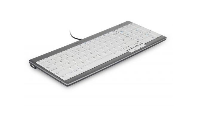 BakkerElkhuizen UltraBoard 960 keyboard USB QWERTZ German Light grey, White