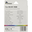 Inter-Tech Argus RS-051 RGB Computer case Fan 12 cm Black