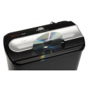 Genie 255 CD paper shredder Strip shredding 74 dB 22 cm Black, Silver