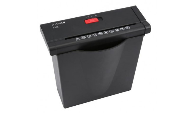 Olympia PS 36 paper shredder Strip shredding 34 cm Black