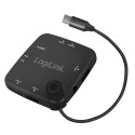 LogiLink UA0344 interface hub USB 2.0 Type-C Black