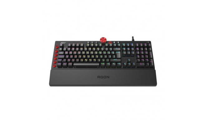 AOC AGK700 - CHERRY MX RED keyboard USB Black