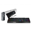 MSI VIGOR GK20 RGB Gaming Keyboard &#039; UK Layout, Membrane switches, Rainbow RGB Lighting effect,