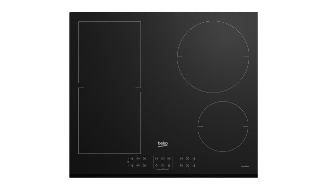 Beko HII64202FMT hob Black Built-in 60 cm Zone induction hob 4 zone(s)