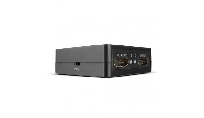 Lindy 2 Port HDMI 18G Splitter, Compact