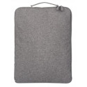 Manhattan Seattle Laptop Sleeve 15.6", Grey, Padded, Extra Soft Internal Cushioning, Main Compa