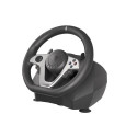 GENESIS Seaborg 400 Black, Silver USB Steering wheel + Pedals Nintendo Switch, PC, PlayStation 4, Pl