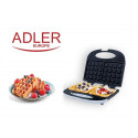 Adler AD 311 waffle iron 2 waffle(s) 700 W Black, White