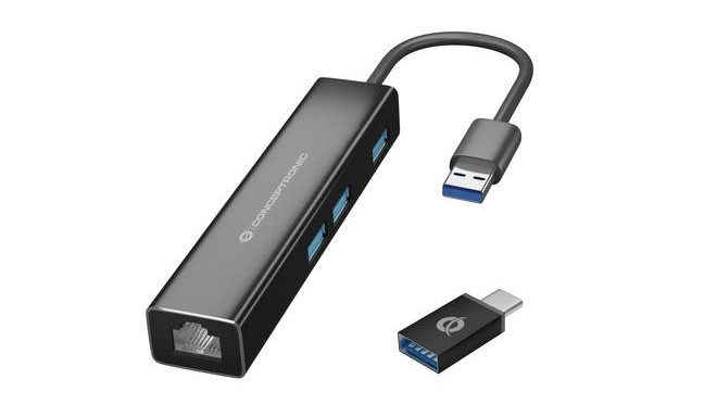 Conceptronic DONN07BA USB 3.2 Gen 1 (3.1 Gen 1) Type-A Black