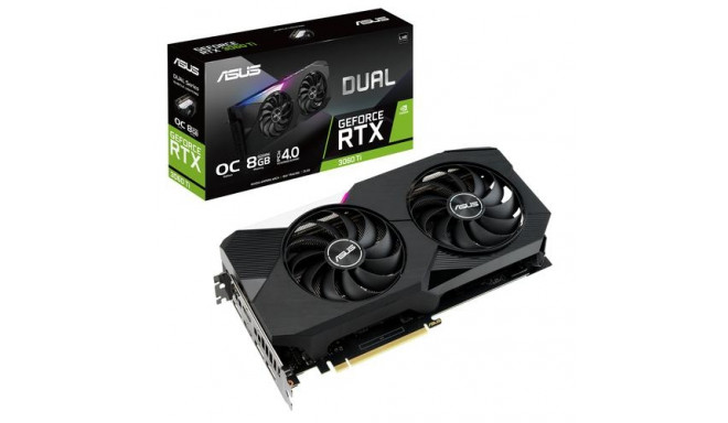 Asus graphics card Dual -RTX3060TI-O8G-V2 NVIDIA GeForce RTX 3060 Ti 8GB  GDDR6 - VGA cards - Photopoint.lv