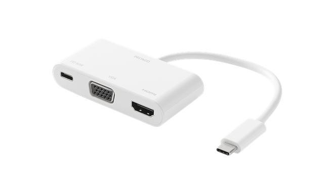 Deltaco USBC-HDMI20 laptop dock/port replicator Wired USB 3.2 Gen 2 (3.1 Gen 2) Type-C White