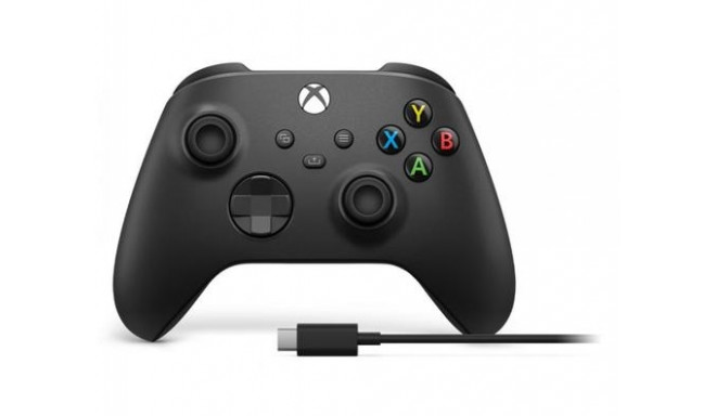 Microsoft Xbox Wireless Controller + USB-C Cable Black Bluetooth/USB Gamepad Analogue / Digital PC, 