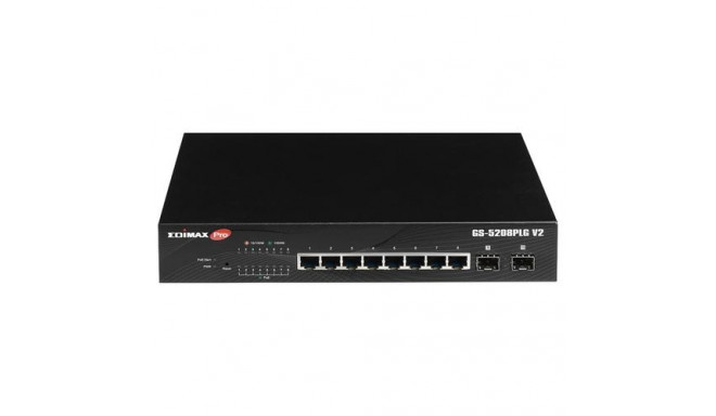 Edimax GS-5208PLG V2 network switch Managed Gigabit Ethernet (10/100/1000) Power over Ethernet (PoE)