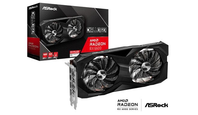 Asrock Challenger RX6600 CLD 8G AMD Radeon RX 6600 8 GB GDDR6