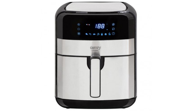 Camry Premium CR 6311 fryer Single 5 L Stand-alone 2500 W Hot air fryer Black, Stainless steel