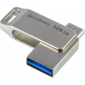 Goodram ODA3 USB flash drive 128 GB USB Type-A / USB Type-C 3.2 Gen 1 (3.1 Gen 1) Silver