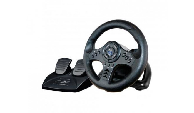 Subsonic SA5426-NG Gaming Controller Black USB Steering wheel + Pedals PC, PlayStation 4, Xbox One, 