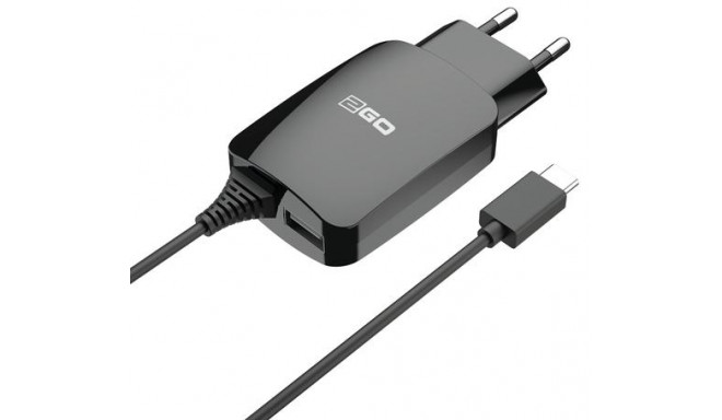 2GO 797167 mobile device charger Black Indoor