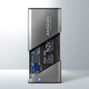 Axagon EEM2-SG2 storage drive enclosure SSD enclosure Grey M.2