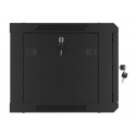 Lanberg WF01-6406-00B rack cabinet 6U Wall mounted rack Black