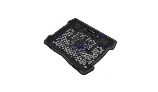 Canyon NS-02 notebook cooling pad 39.6 cm (15.6&quot;) 1200 RPM Black