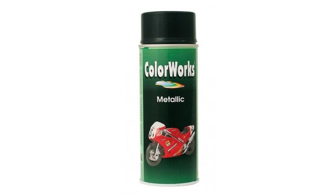 DUPLI COLOR Color Works aerosoolvärv, metallik must 400ml