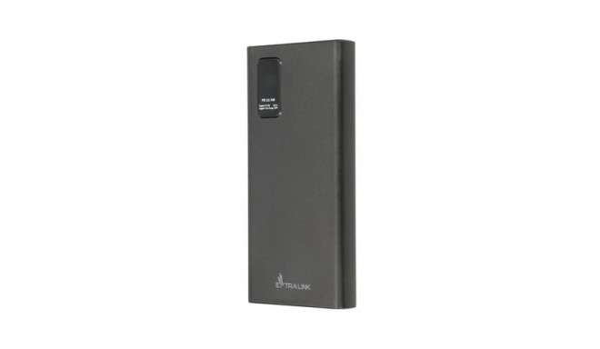 Extralink Powerbank EPB-067B 10000mAh Black Power bank, Fast Charging, USB-C