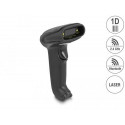 DeLOCK 90564 barcode reader Handheld bar code reader 1D Laser Black