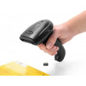 DeLOCK 90564 barcode reader Handheld bar code reader 1D Laser Black