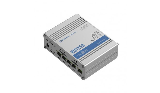 Teltonika RUTX50 wireless router Gigabit Ethernet 5G Stainless steel