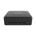 Gigabyte GB-BEI3H-1220 PC/workstation barebone Black Built-in speaker(s) i3-1220P 1.8 GHz